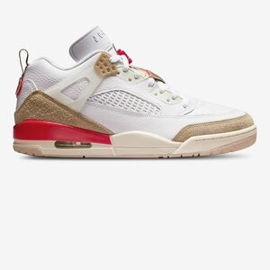 Nike Men's White and Red Sneakers